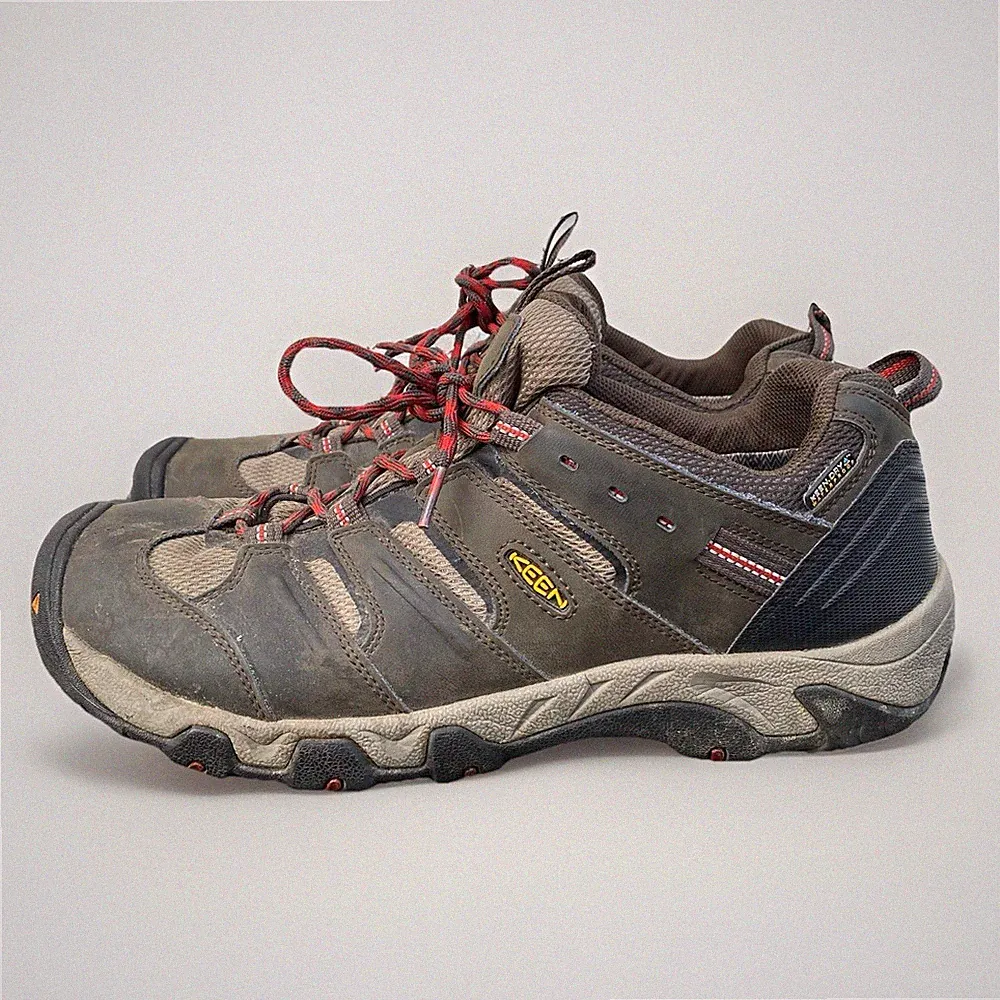 Keen Koven Waterproof Hiking Trail Shoes Mid Boots Mens Size 11.5 Brown 1012966