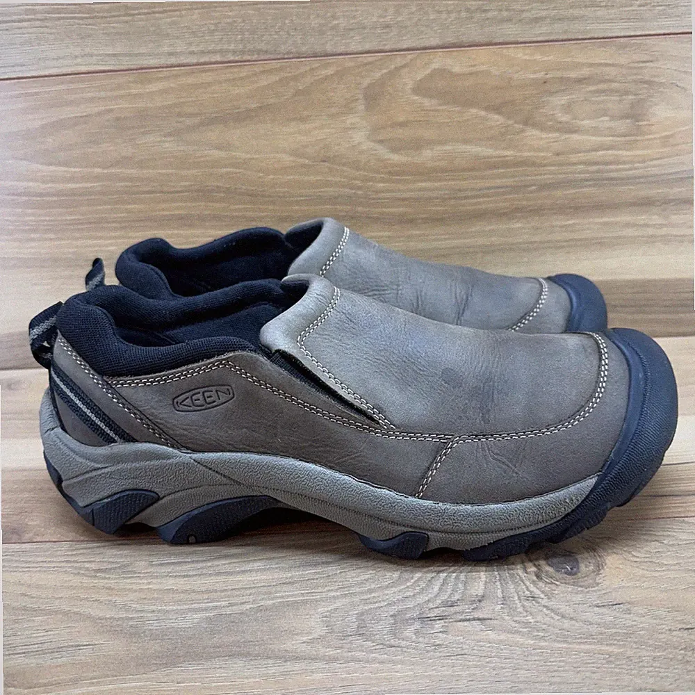 Keen Targhee Li Soho Slip On Hiking Shoes Mens 11 Brown Leather Casual