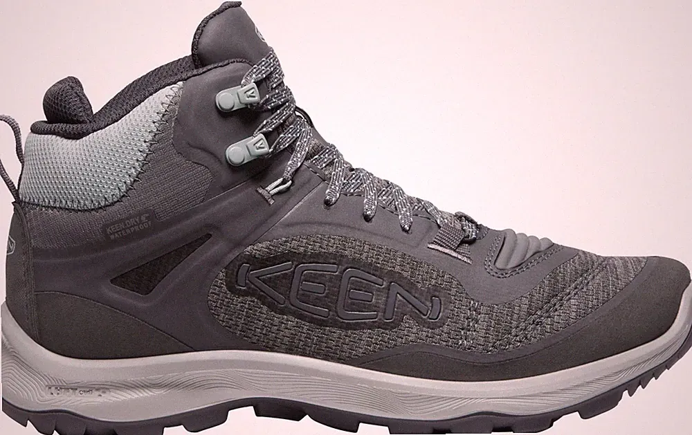 Keen Terradora Flex Mid Waterproof Women's Hiking Boots, Magnet/Cloud Blue, W7