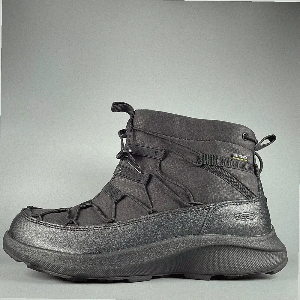 Keen Uneek Snk WP Men's Size 10.5 Black Chukka Boots Waterproof Hiking Shoes NEW