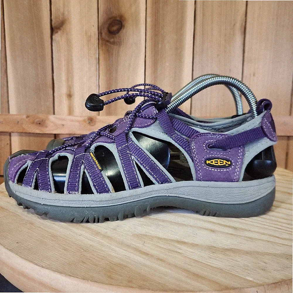 KEEN Whisper Sandals Shoes Womens 8.5 39 EU Purple Closed Toe Hiking Water