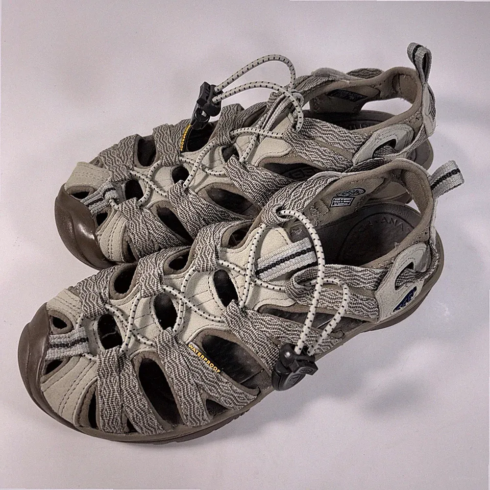 Keen Whisper Women's 6.5 Hiking Shoes Sandals Waterproof Brown Outdoors Camping