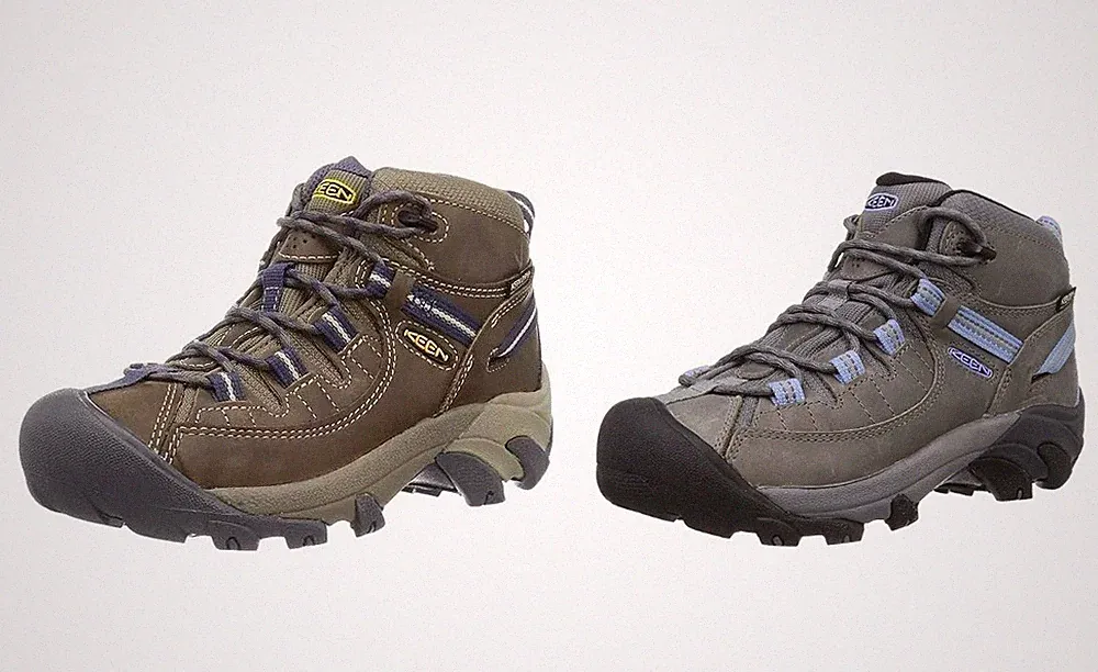 KEEN WOMENS TARGHEE 2 MID HEIGHT DURABLE HIKING BOOT WATERPROOF PREMIUM LEATHER