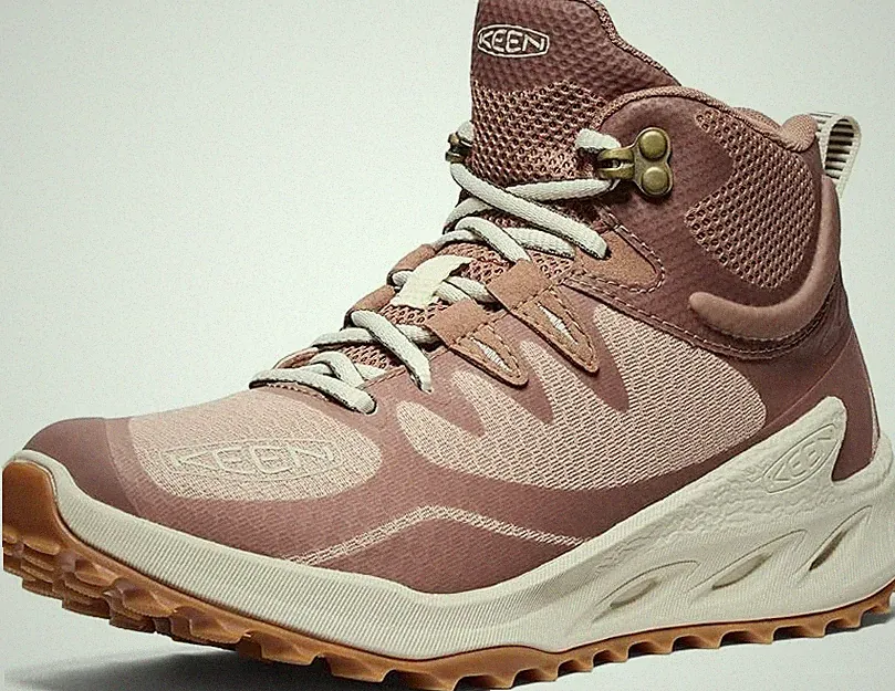 Keen Womens Zionic Mid Height Waterproof All Terrain Hiking Boots Warm Taupe 8.5
