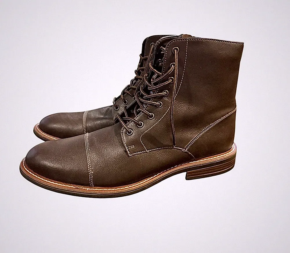 Kenneth Cole Reaction Men’s Klay Flex Combat Boots Sz 12