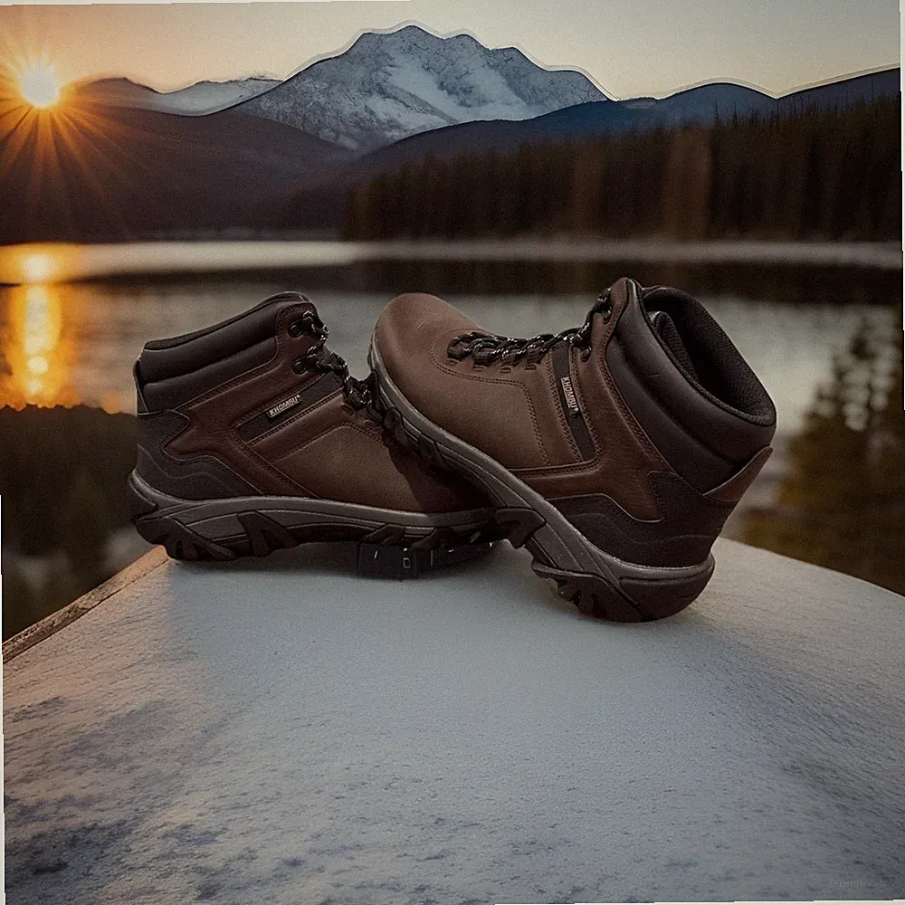 Khombu Lincoln Hiking Boots Men’s 13 Brown Waterproof Outdoor Trail Shoes New