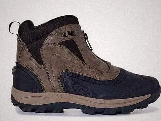 Khombu Men's Mason Lined Hiking Boots, Brown - NEW!!