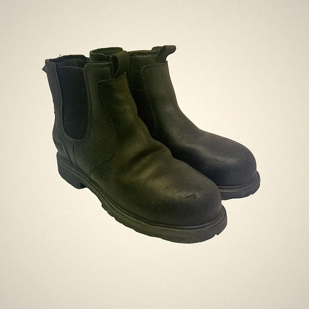 Kodiak Men's Pull-On Mid-Cut Work Boots Black Size 7.5M