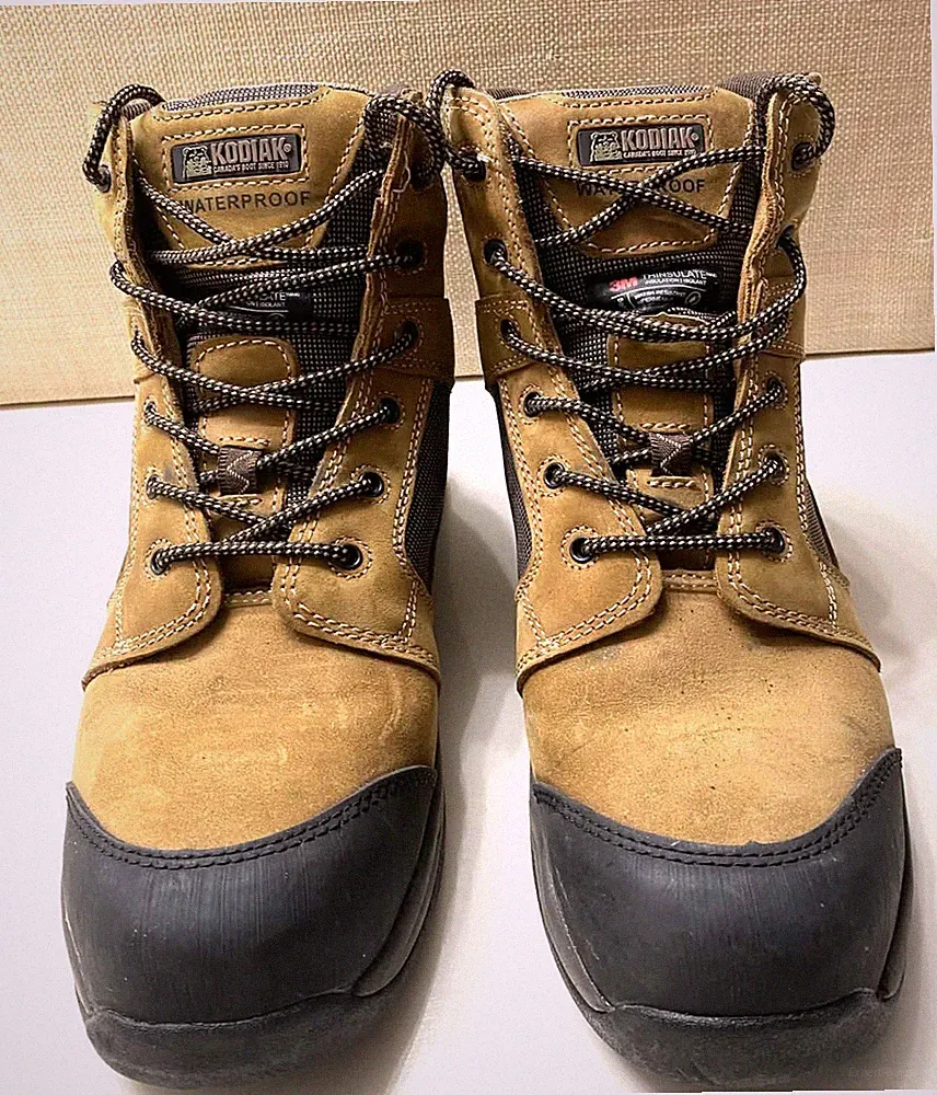Kodiak Men Trakker Waterproof Composite Toe Hiker Safety Work Boot Size 11