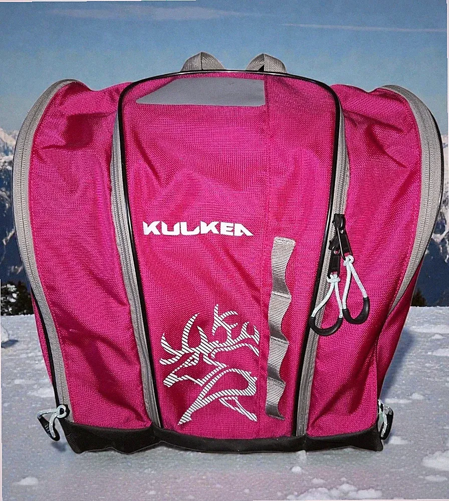 Kulkea Kid's Speed Star Boot Bag Backpack For Gear & Apparel Pink Skiing Snow