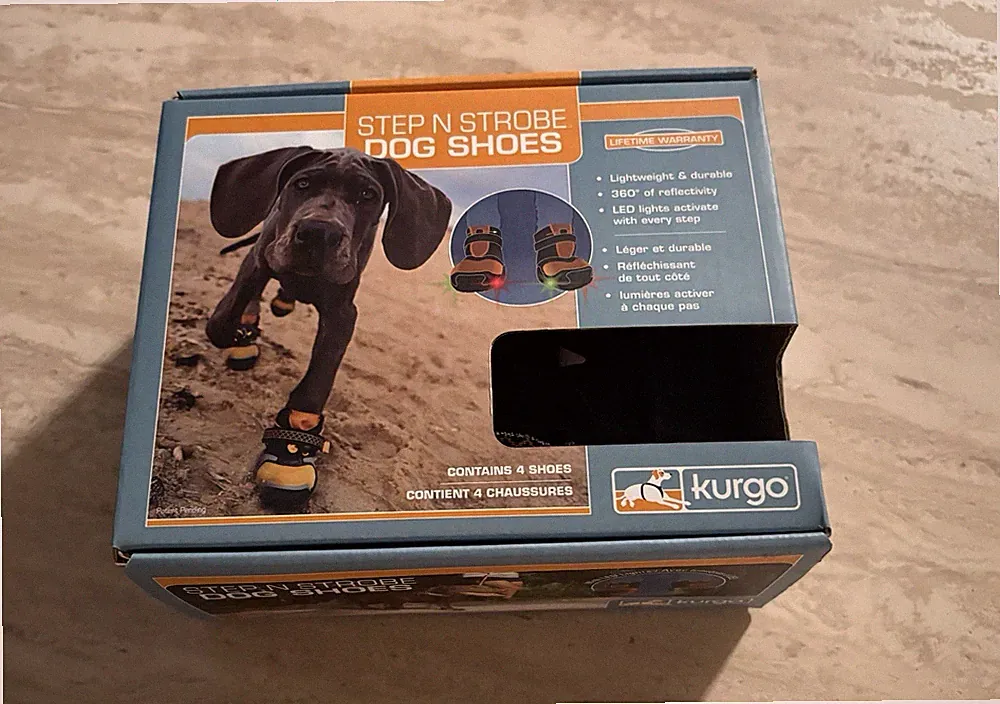 Kurgo Step N Strobe Dog (4 ) Shoes Water Resistant Snow Boots Anti Slip XXS