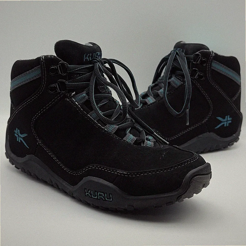 KURU Chicane Women’s Size 6 Black Hiking Boots Trail Outdoor Lace Up Ankle Shoes