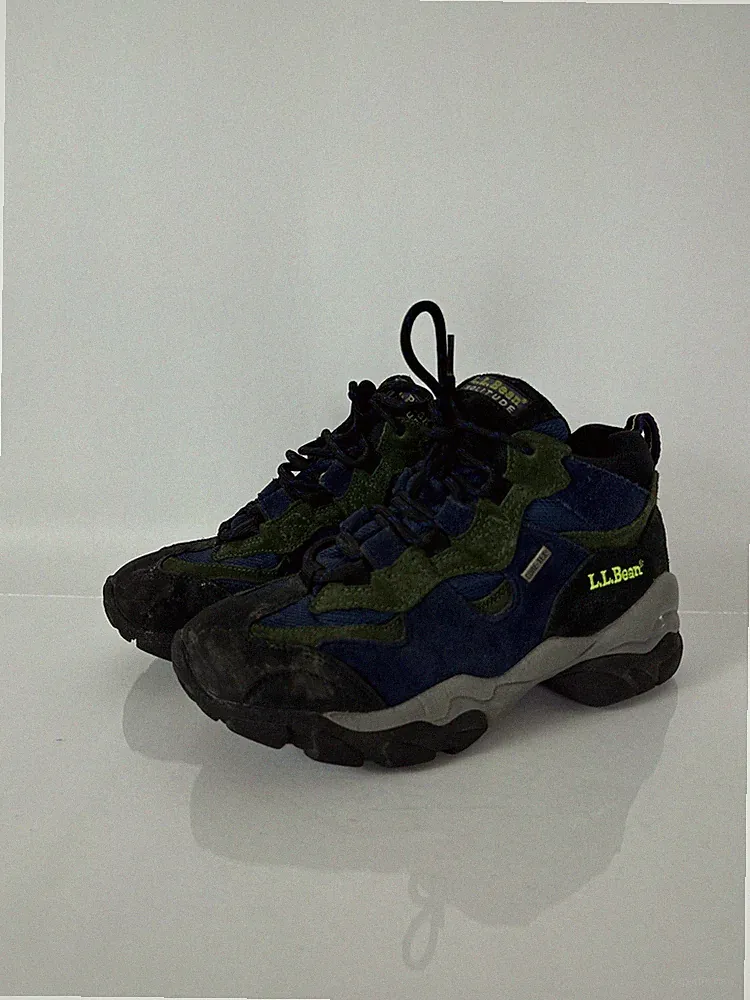 L.L. Bean Women's Trail Solitude Lace Up Mid Ankle Hiking Shoe Boots Size 8 Wide
