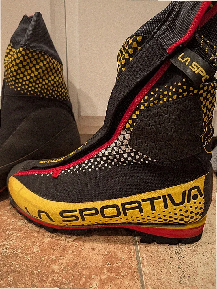 La Sportiva G5 Black / Yellow Mountaineering Boots Size 47.5 Mens 13.5 Uk 12.5