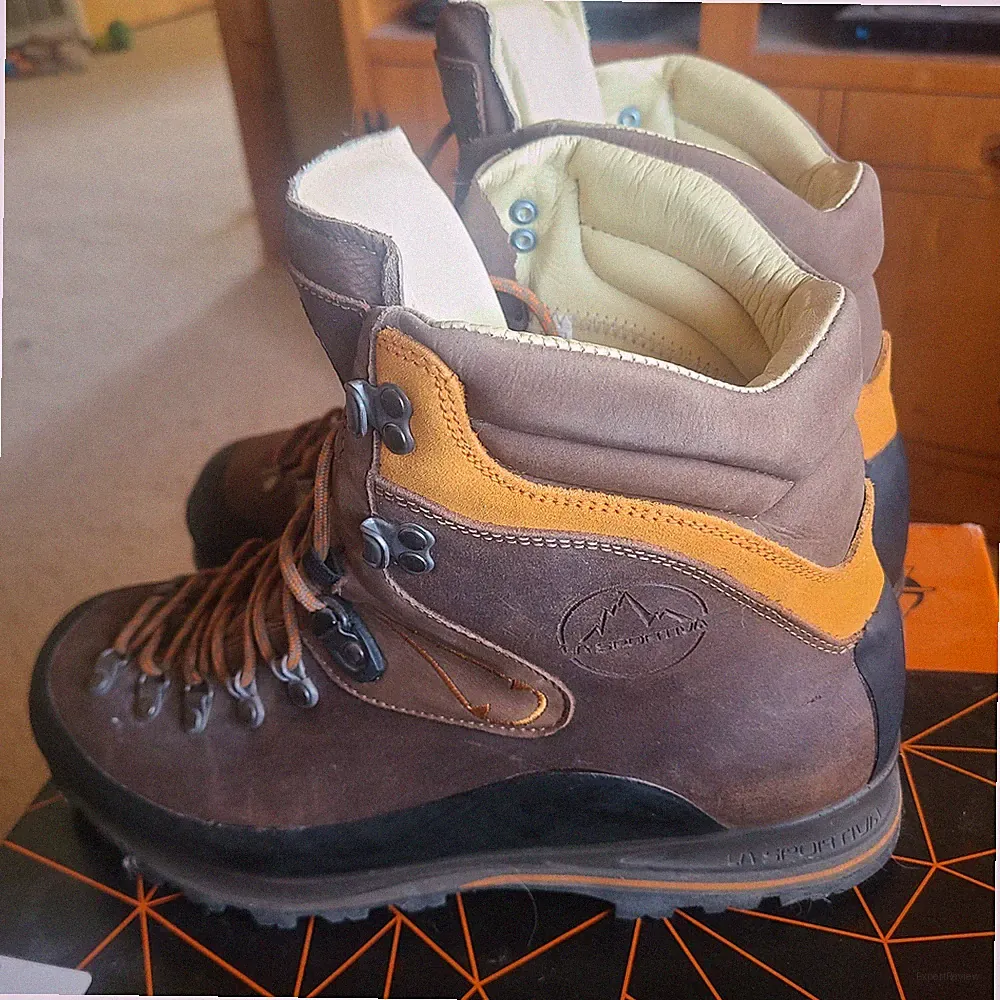 La Sportiva Men's Hiking Boots Brown Yellow Black US Size 10.5 Medium