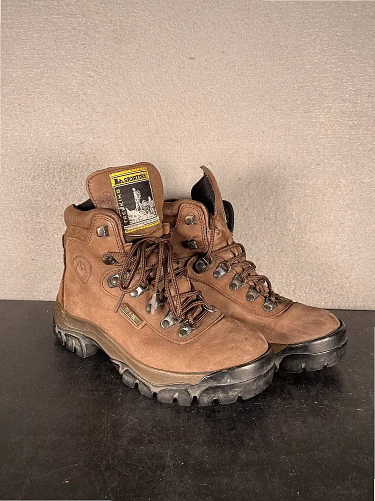 La Sportiva Trekking Hiking Boots Mountaineering Leather Boots Size 38.5