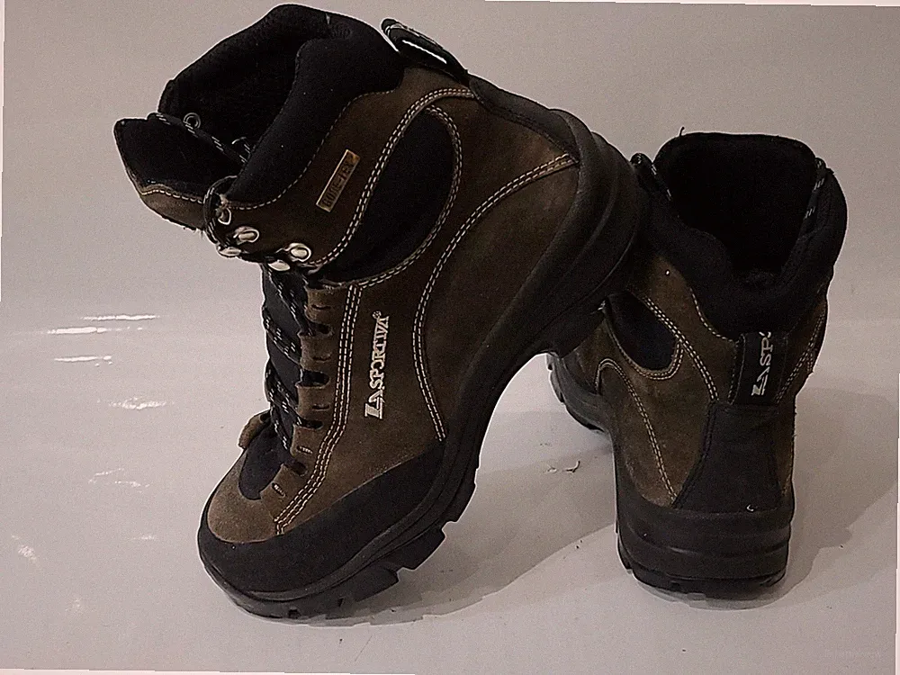 La sportive mens Sz 8 Hiking Boots rock climbing trail approach shoes goretex