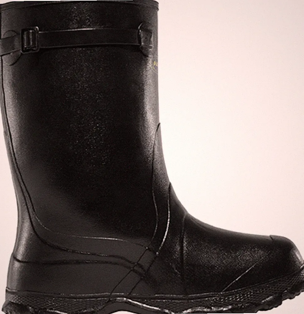 Lacrosse Utah Brogue Mens Size 6 Black Rubber 14in Work Boots
