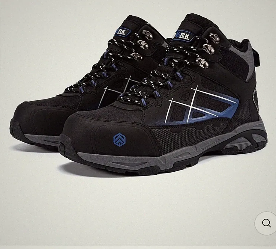 Larnmern Youth Steel Toe Work Boots: Lightweight, Slip & Puncture Resistant 4.5
