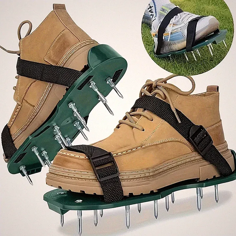 Lawn Gardening Ventilation Nail Shoes - Adjustable Anti-Slip Work Boots