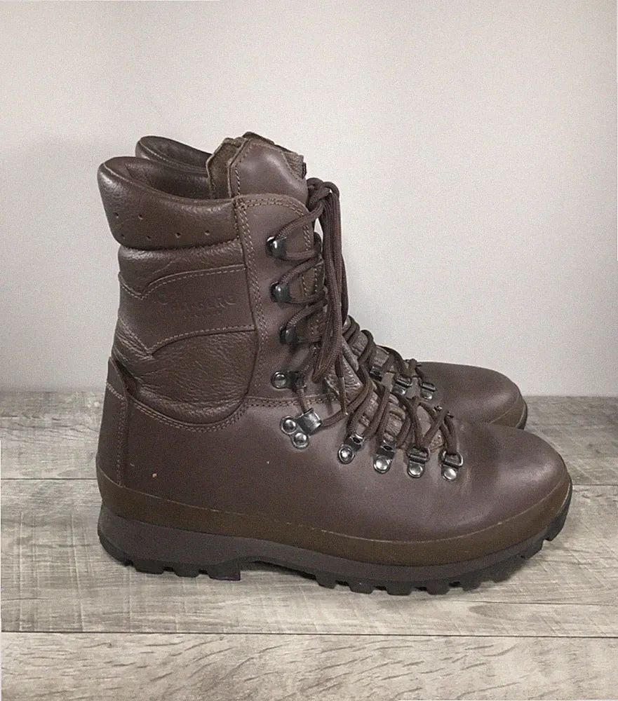 Leather Alt-Berg Hiking Backpacking Trail Work Combat Boots Size 8 M Defender