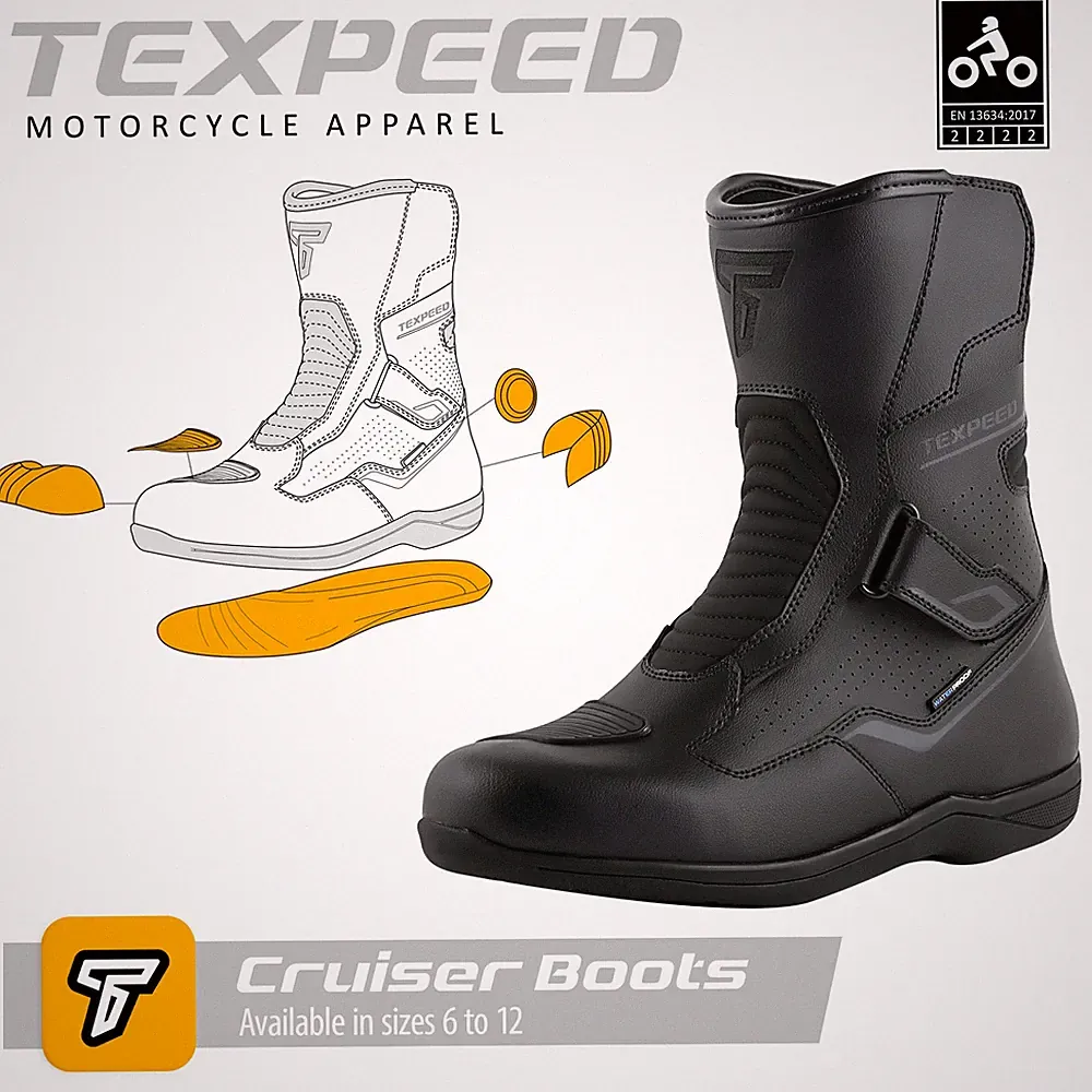 Leather Motorbike Motorcycle Short Boots Waterproof Touring Biker Armour
