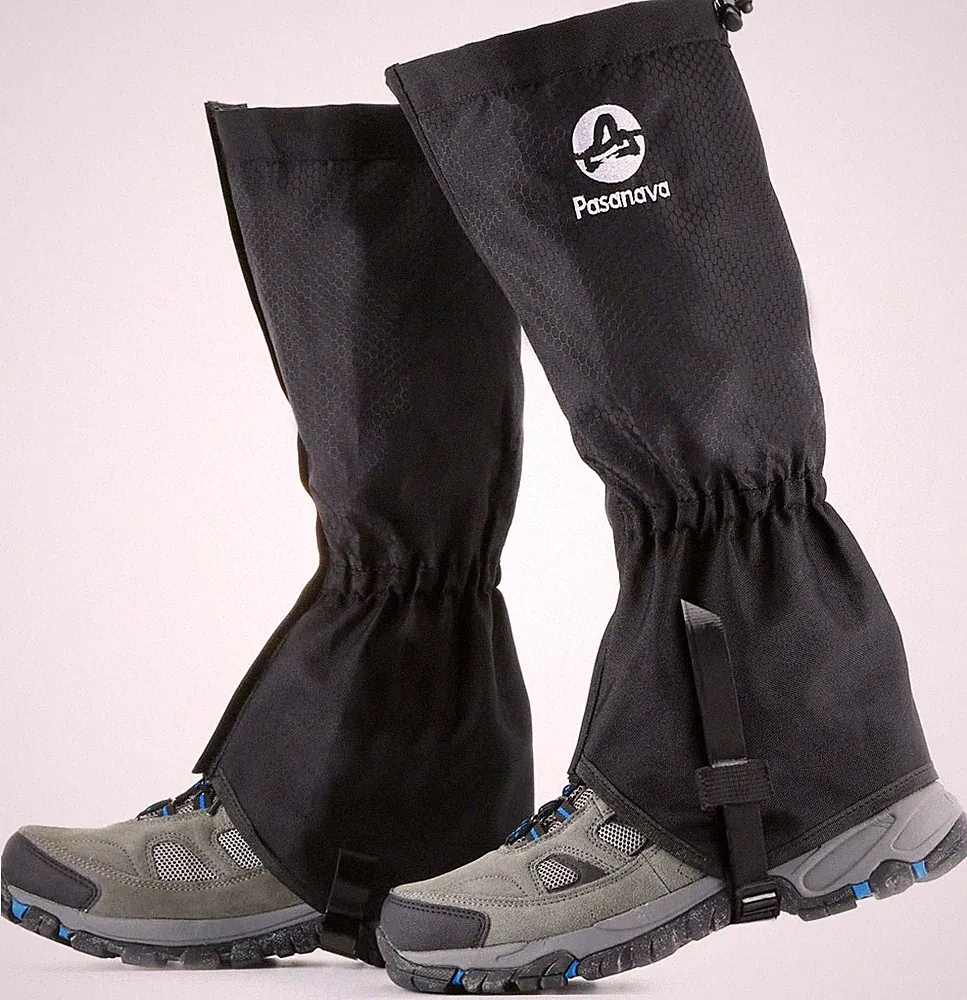 Leg Gaiters Waterproof and Adjustable Snow Boot Gaiters One Size for Hiking,Walk