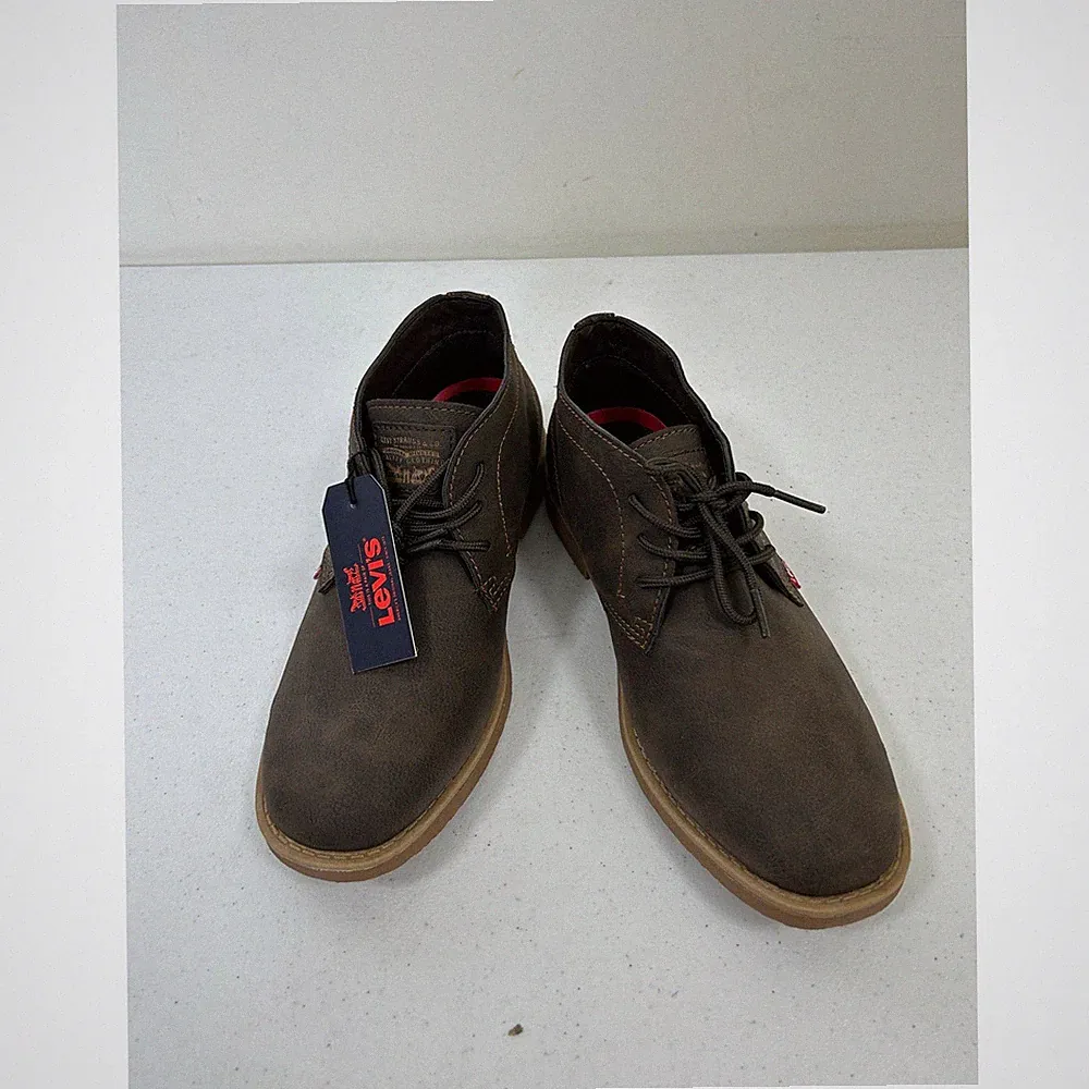 Levis Mens Brown Chukka Boots Lace Up Comfort Insole 51881501B Size 8.5 NEW