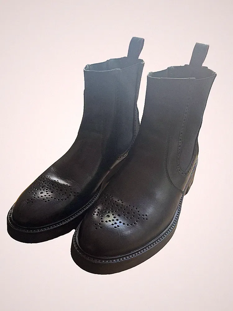 LLOYD Belle 317 Ankle Boots | Black Smooth Leather | W Size 8 | Good Condition
