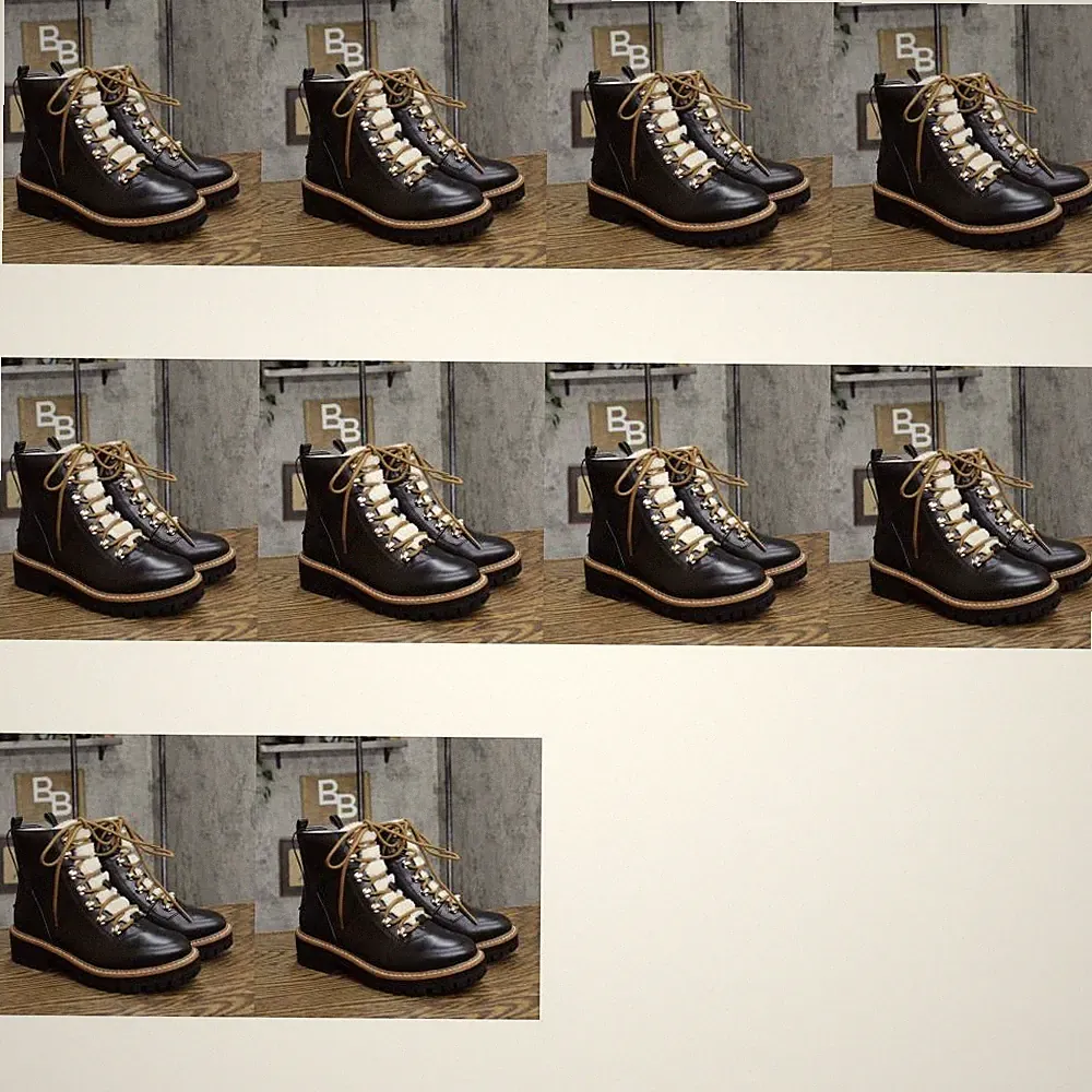 LOT OF 10 A New Day Leighton Hiking Boots With Memory Foam Insole Black 5.5M