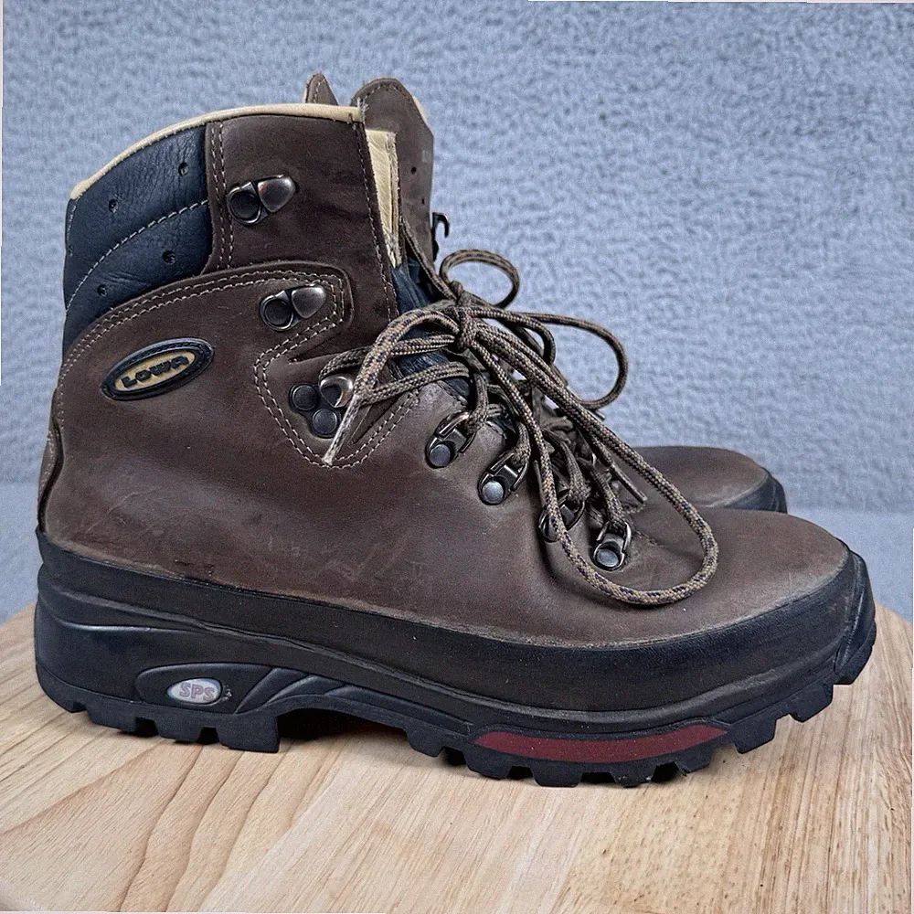 Lowa Baffin Pro Boots Mens 8 Womens 8.5 Narrow Brown Hiking Trekking Backpacking