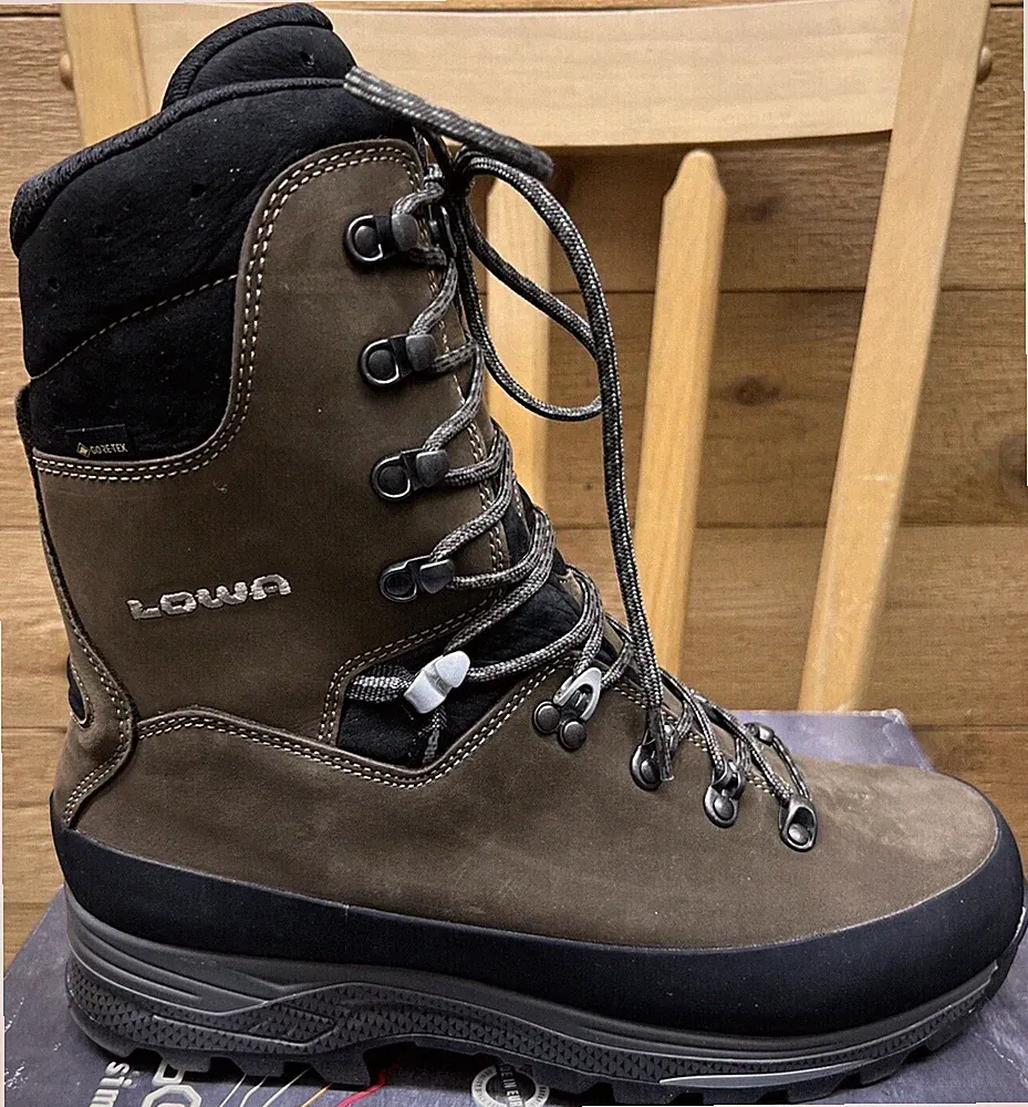 LOWA Tibet GTX Hi Gore-Tex WATERPROOF Brown Black Boots Hiking Trekking Hunting