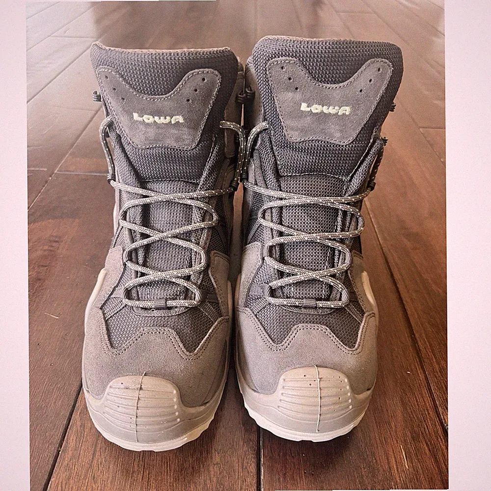 LOWA Zephyr GTX MID Ws Women's Hiking Boots US 10.5 Gray 520863 9551