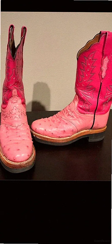 Lucchese Pink Western Equestrian Boots 1503HD US Size 6.5