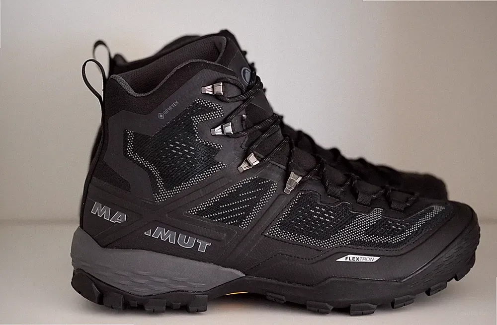 Mammut Men Ducan High GTX Gore-Tex Hiking Boots Mountaineering Black US 10.5