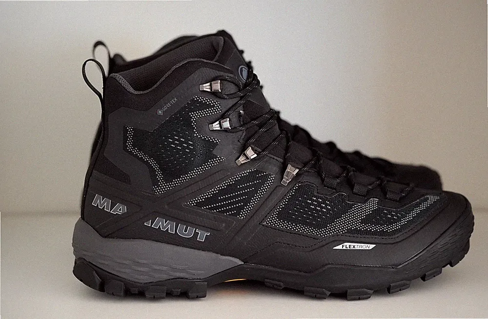 Mammut Mens Ducan High GTX Gore-Tex Hiking Boots Mountaineering Black US 11.5