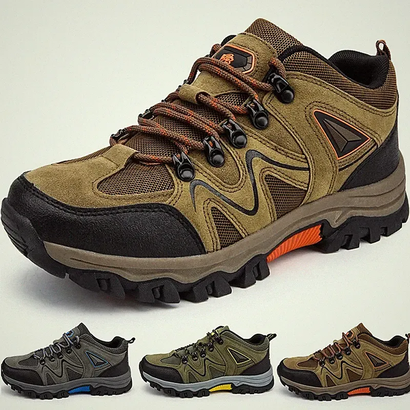 Men Hiking Shoes Travel Non-Slip Woodland Training Outdoor Hiking Sports Boots