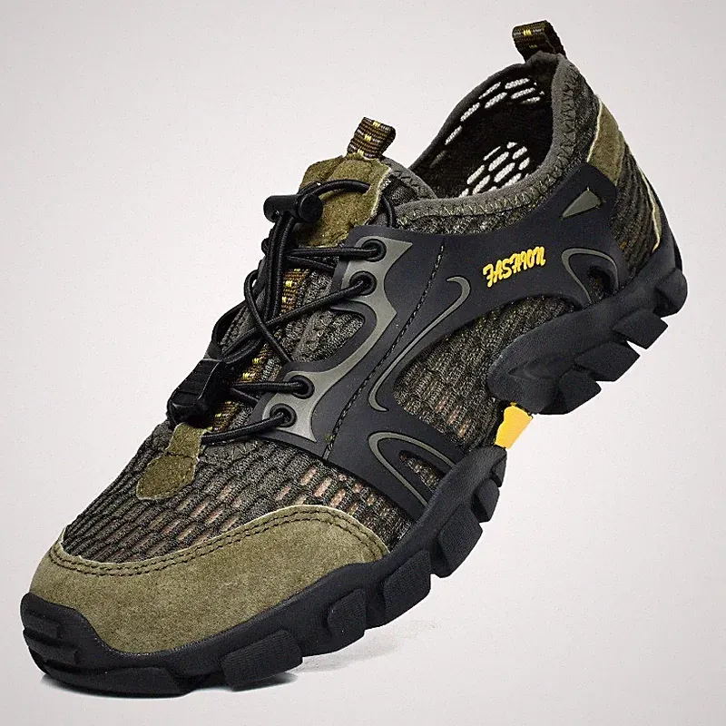 Men Outdoor Hiking Shoes Quick-drying Wading Beach Fishing Footwear Comfortable