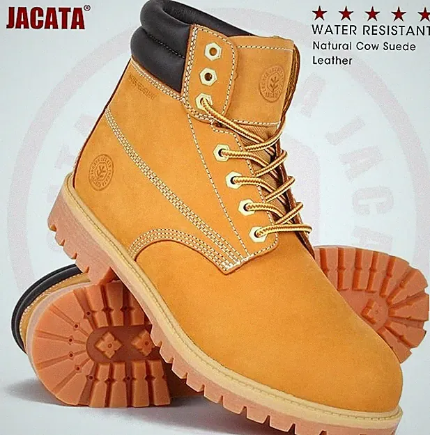 Men's 6'' Winter Snow Work Boots Shoes Water Resistant Leather Work Shoes 8601 W