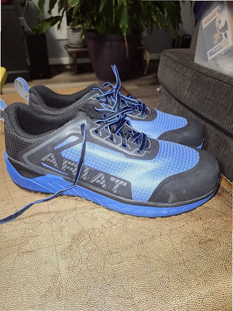 Men's Ariat Outpace Day One Blue/Black Composite Toe Work Shoes Size 11D