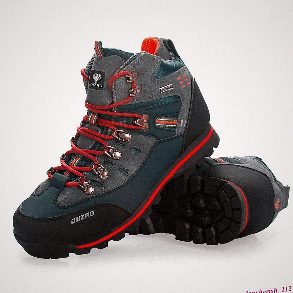 Men's Athletic Shoes Hiking Boots Climbing Sport Lace Up High Top Outdoor Casual