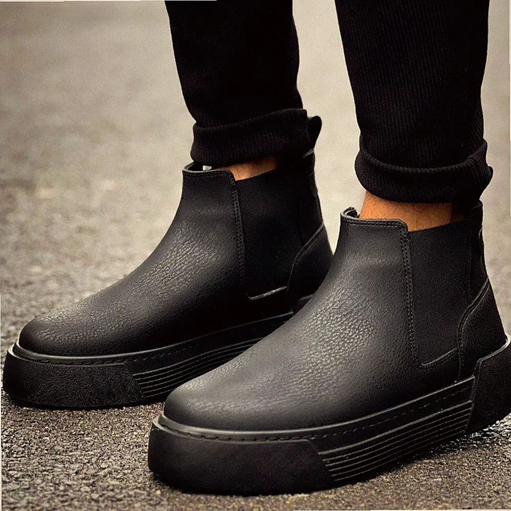 Men's CHEALSEA Boots Casual Ankle Boots Comfort Boots For Men