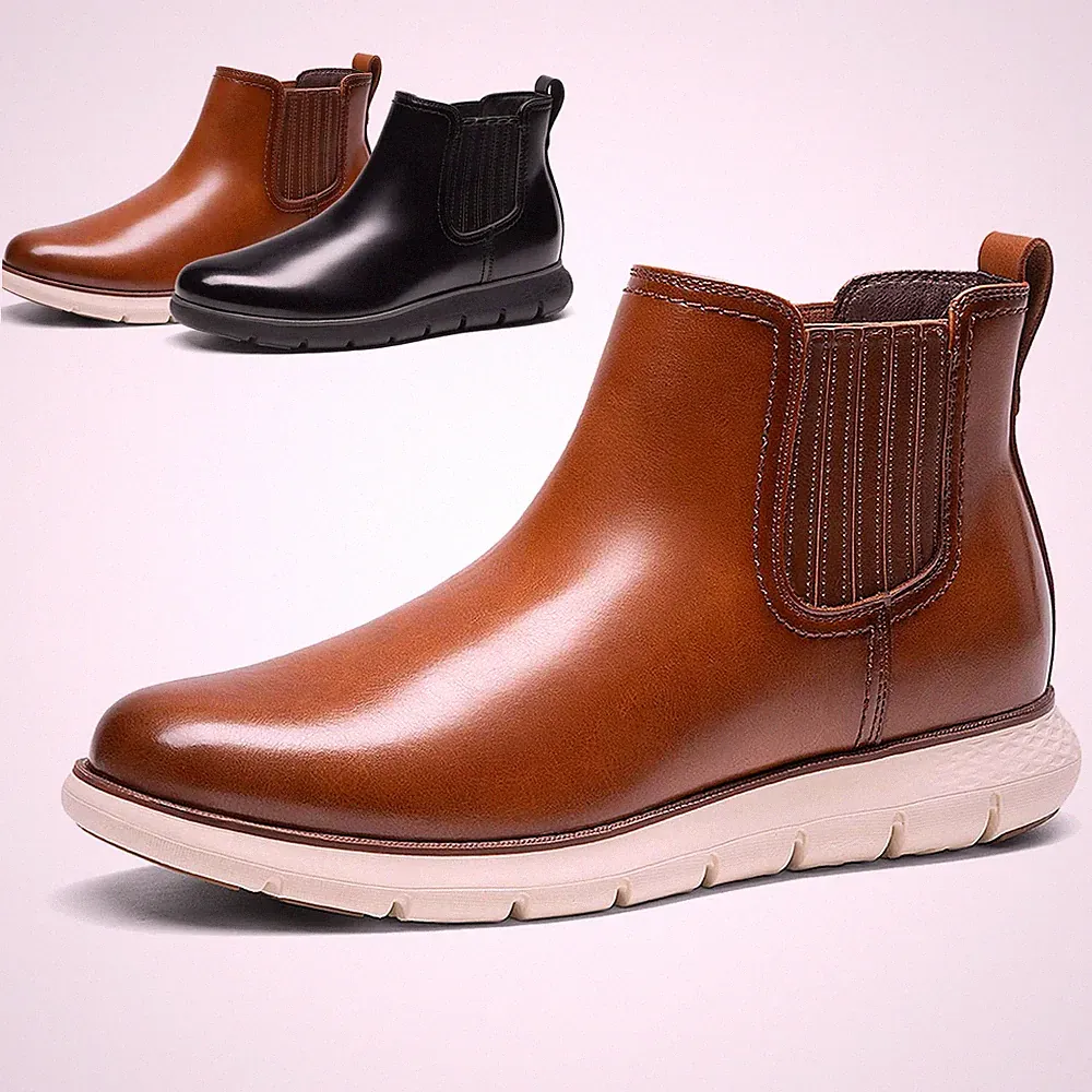Men's Chelsea Boots Faux Leather Classic Comfort Ankle Boots Sport Boots