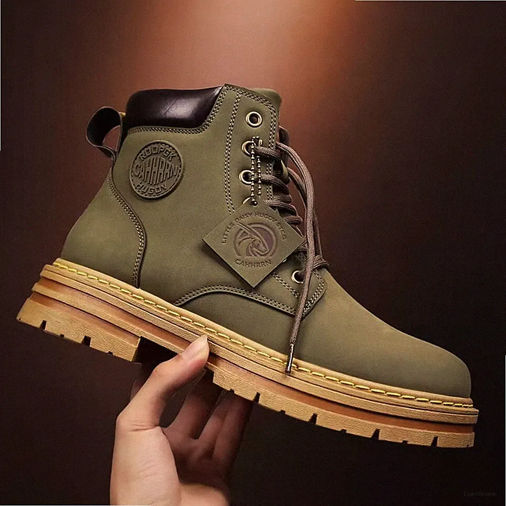 Men's Chukka Boots Men's Casual Boots Retro Ankle Work Boots for Men