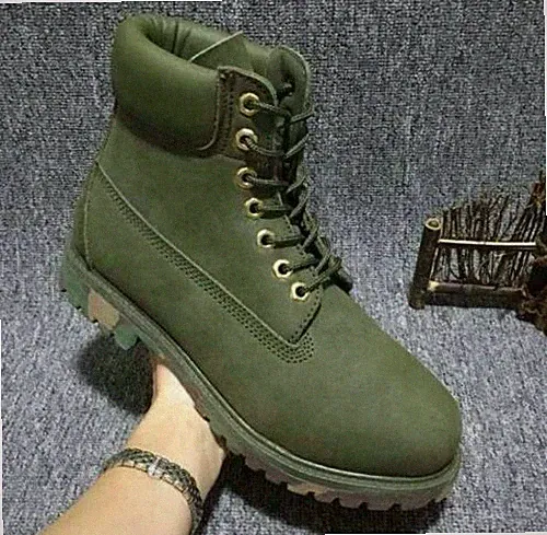 Men's Classic Waterproof Shoes Lace Up Camouflage Climbing Motorcycle Boots 2024