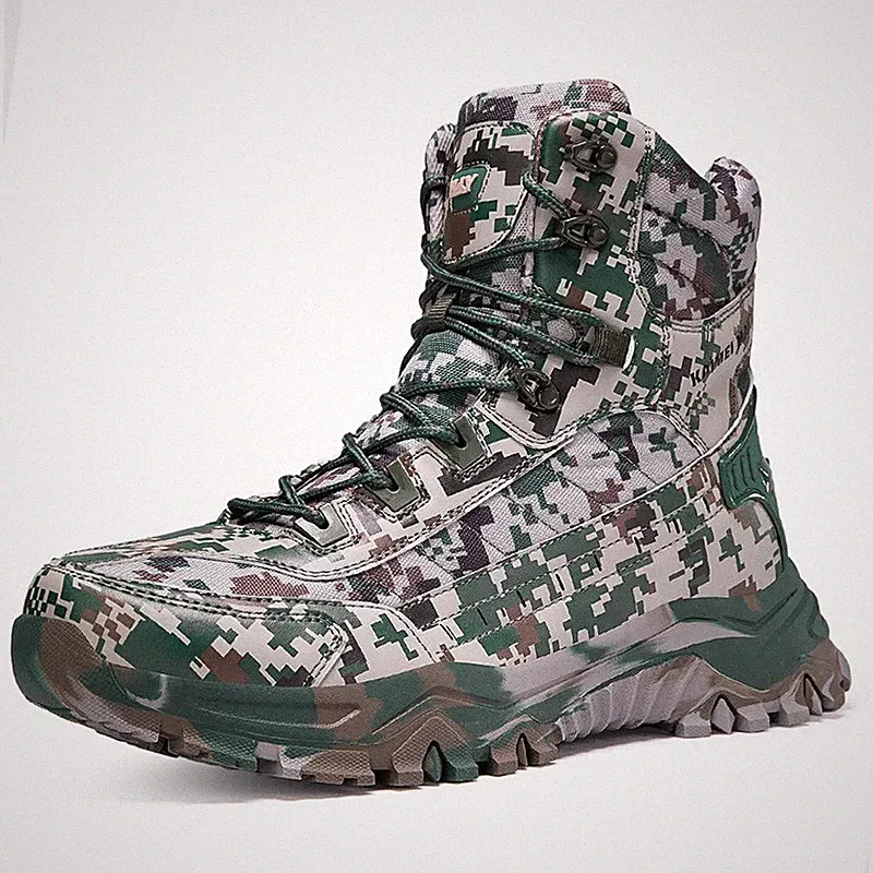 Men's Combat Sneakers Outdoor Non-slip Hiking Shoes Work Desert Tactical Boots