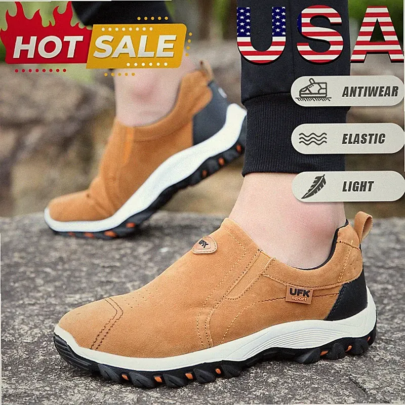 Men's Comfortable Hiking Shoes for Outdoor Sports Leisure Breathable Sneakers