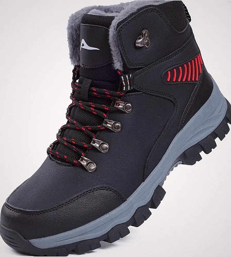 Men's Ecetana Boots Winter Warm Ankle Boots Non-Slip Waterproof Outdoor Hiking S