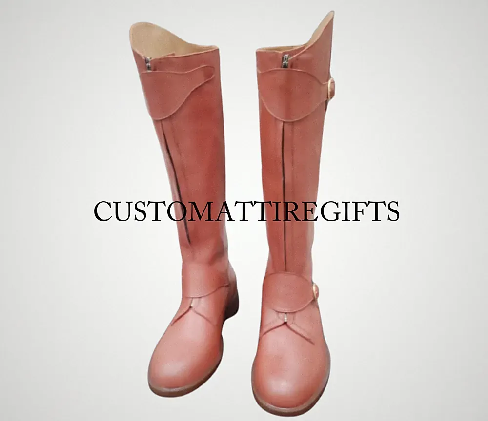 Men's Equestrian Riding Boots, Riding Boots With Leather Sole For Men