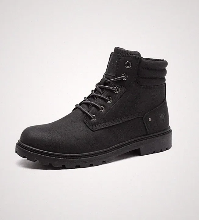 Men's Fashion Lace-up Casual Chukka Boots for Men Boot Color Black Size 7.5